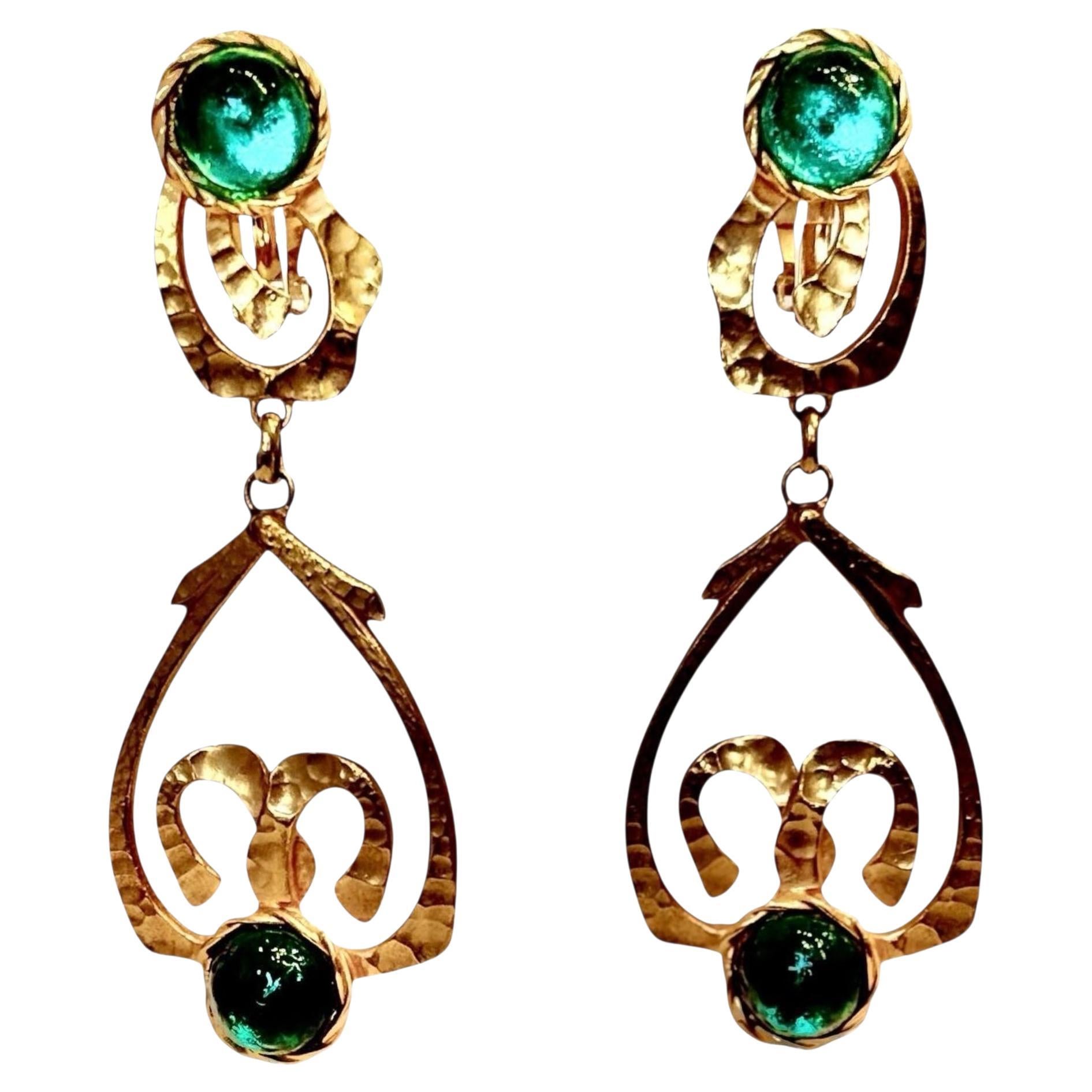 Orecchini a clip vintage Philippe Ferrandis