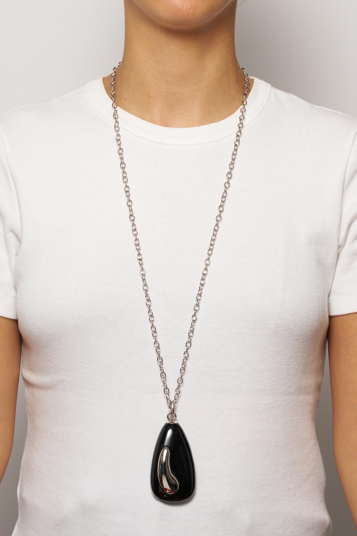 Philippe Ferrandis Bracelet jonc Waves en blanc et or en vente 5
