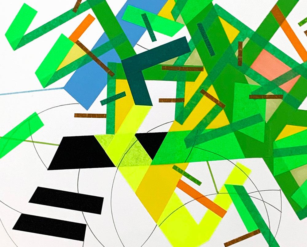 A Fiiane era Ilaand 8 (Pittura astratta) - Painting Astratto di Philippe Halaburda