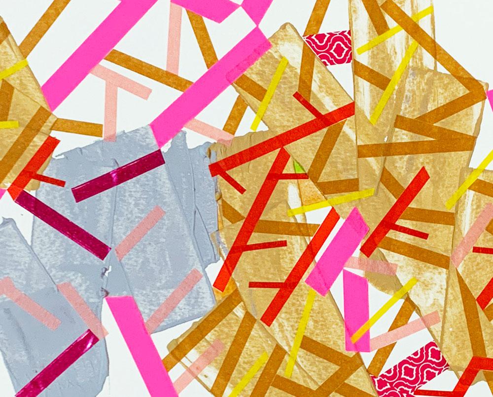 A mon Takkury 8 (Abstraktes Gemälde) (Grau), Abstract Painting, von Philippe Halaburda