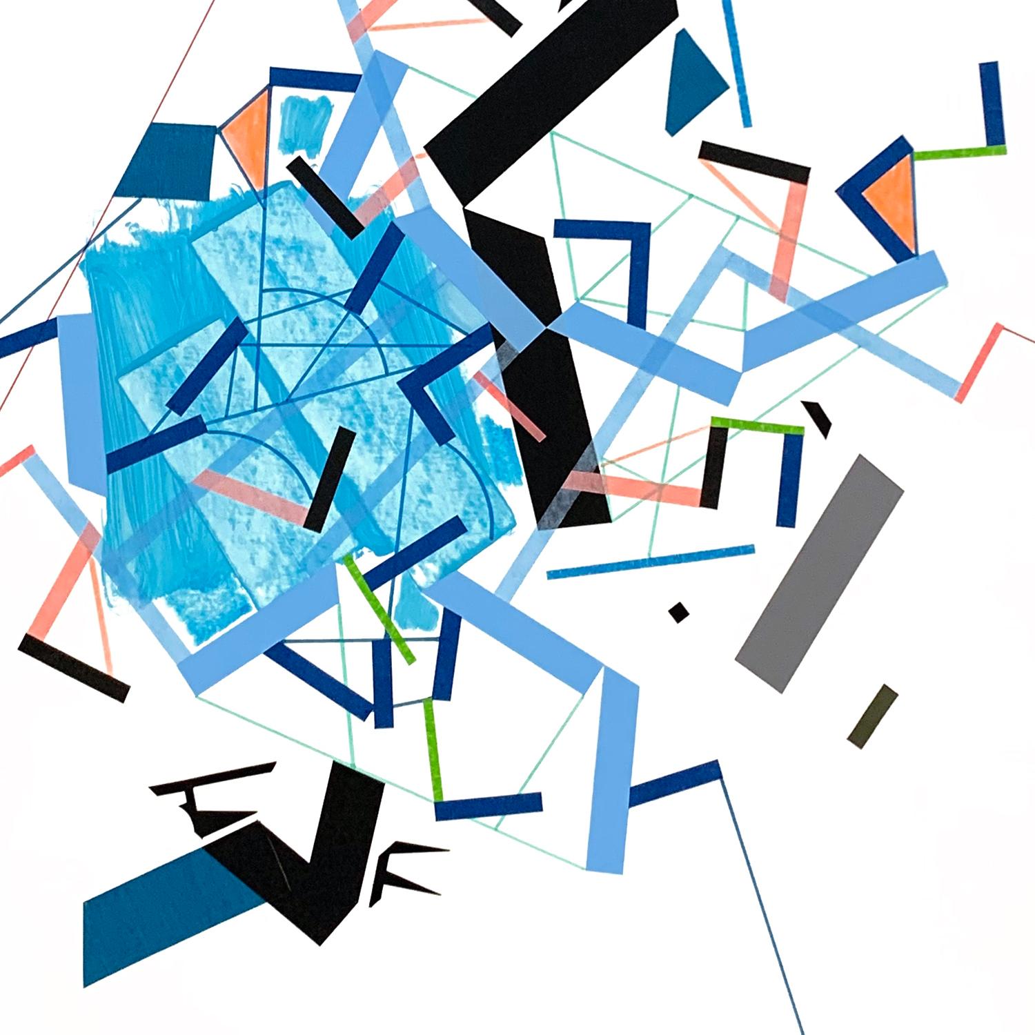 Dive Icehhi 1 (peinture abstraite)

Acrylique, feutre coloré et ruban de couleur sur papier - Non encadré

Philippe Halaburda est un artiste français qui a inventé le terme Abstraction géographique pour décrire son travail. Grâce à son utilisation