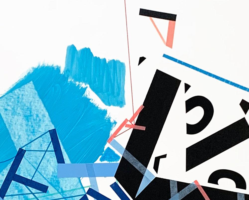 Immersione Icehhi 6 (Pittura astratta) - Painting Astratto di Philippe Halaburda