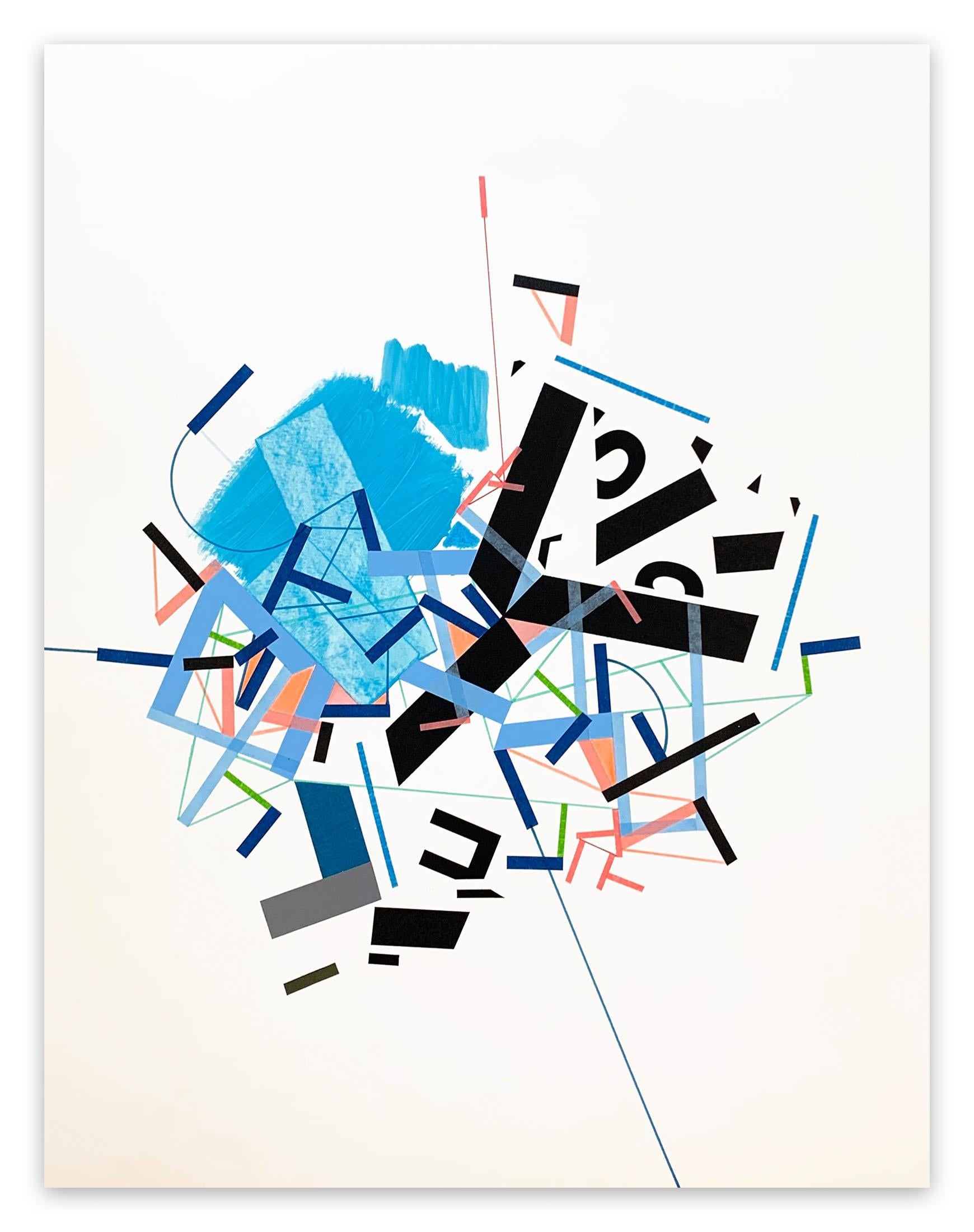 Abstract Painting di Philippe Halaburda - Immersione Icehhi 6 (Pittura astratta)