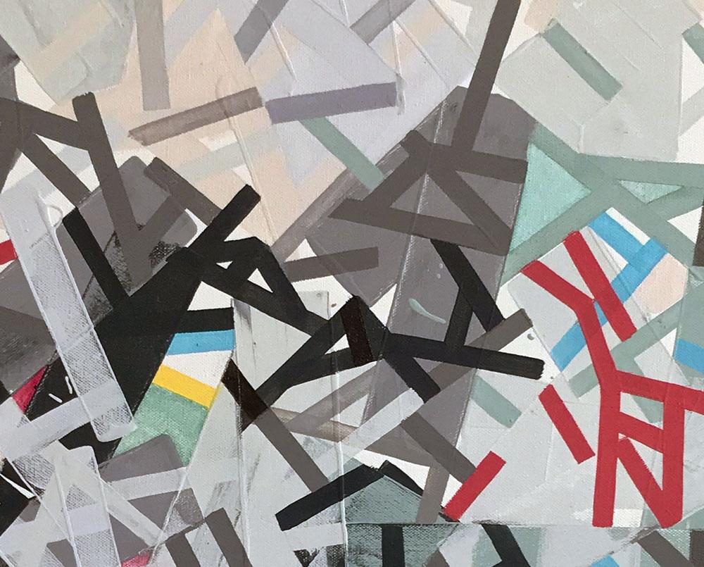 Naawad in Gravii (Abstract Painting) For Sale 2