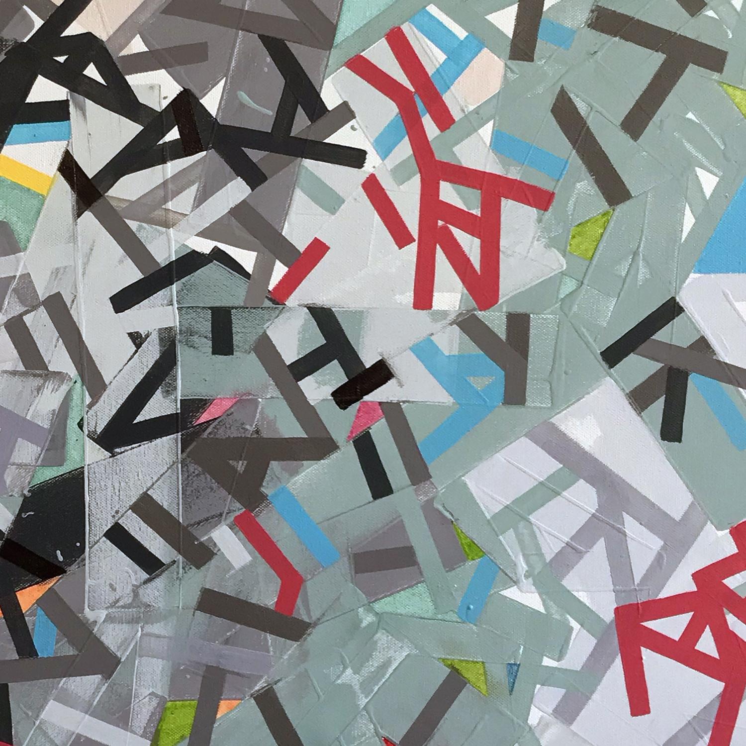 Naawad in Gravii (Abstract Painting) For Sale 4