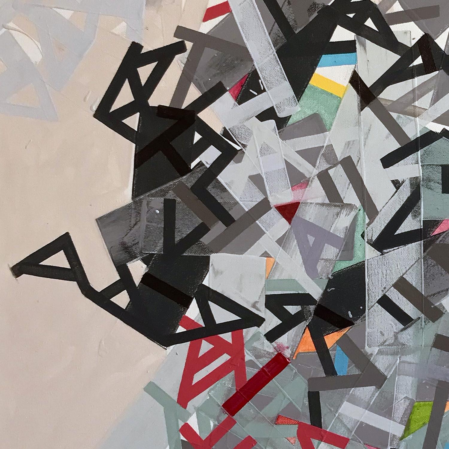 Naawad in Gravii (Abstract Painting) For Sale 5