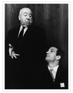 Alfred Hitchcock and Francois Truffaut Hollywood California USA 1962