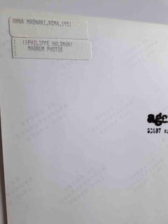 Anna Magnani - Photographie de Philippe Halsman - 1951