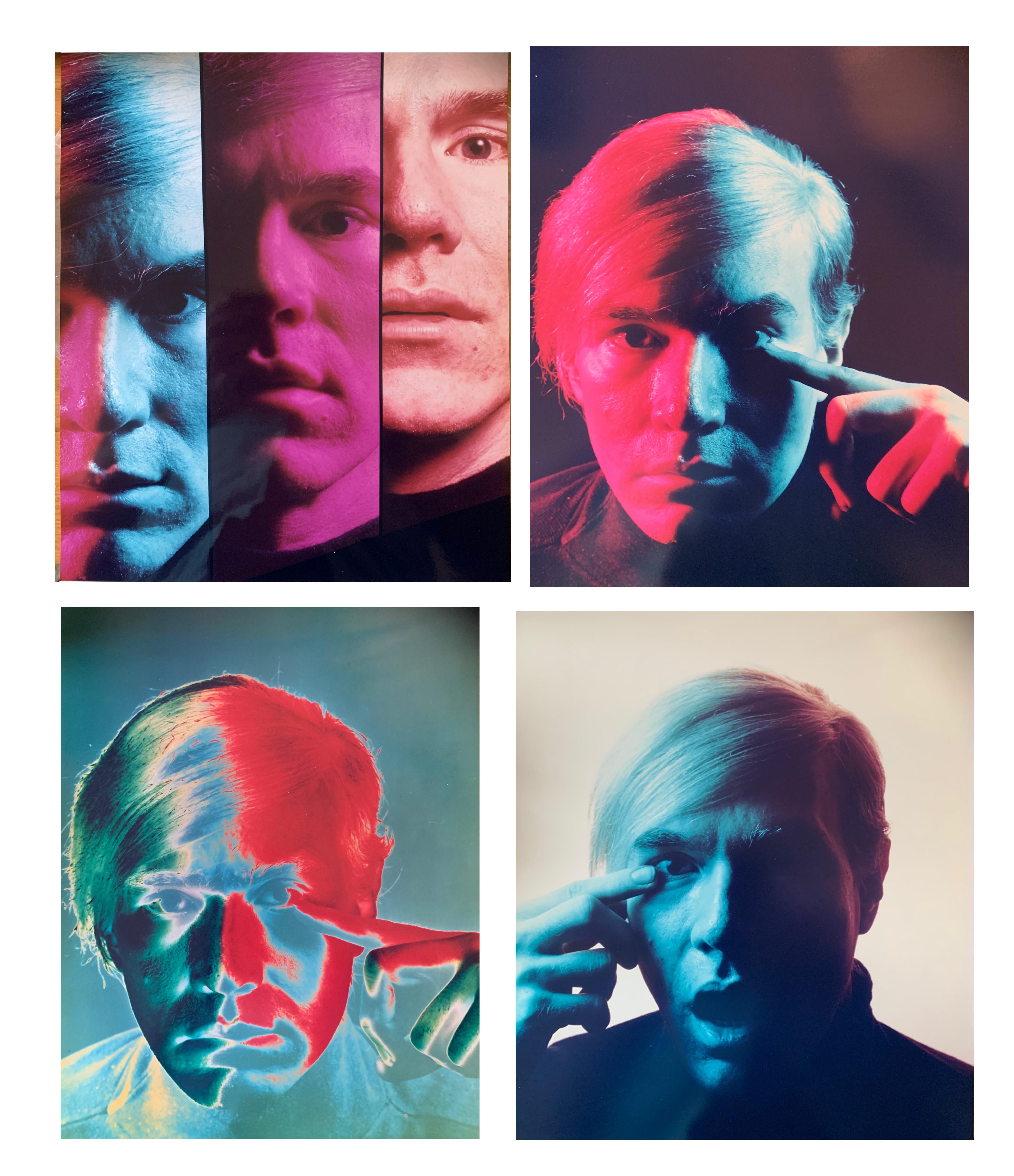 Portrait Photograph de Philippe Halsman - Cuatro retratos de Andy Warhol