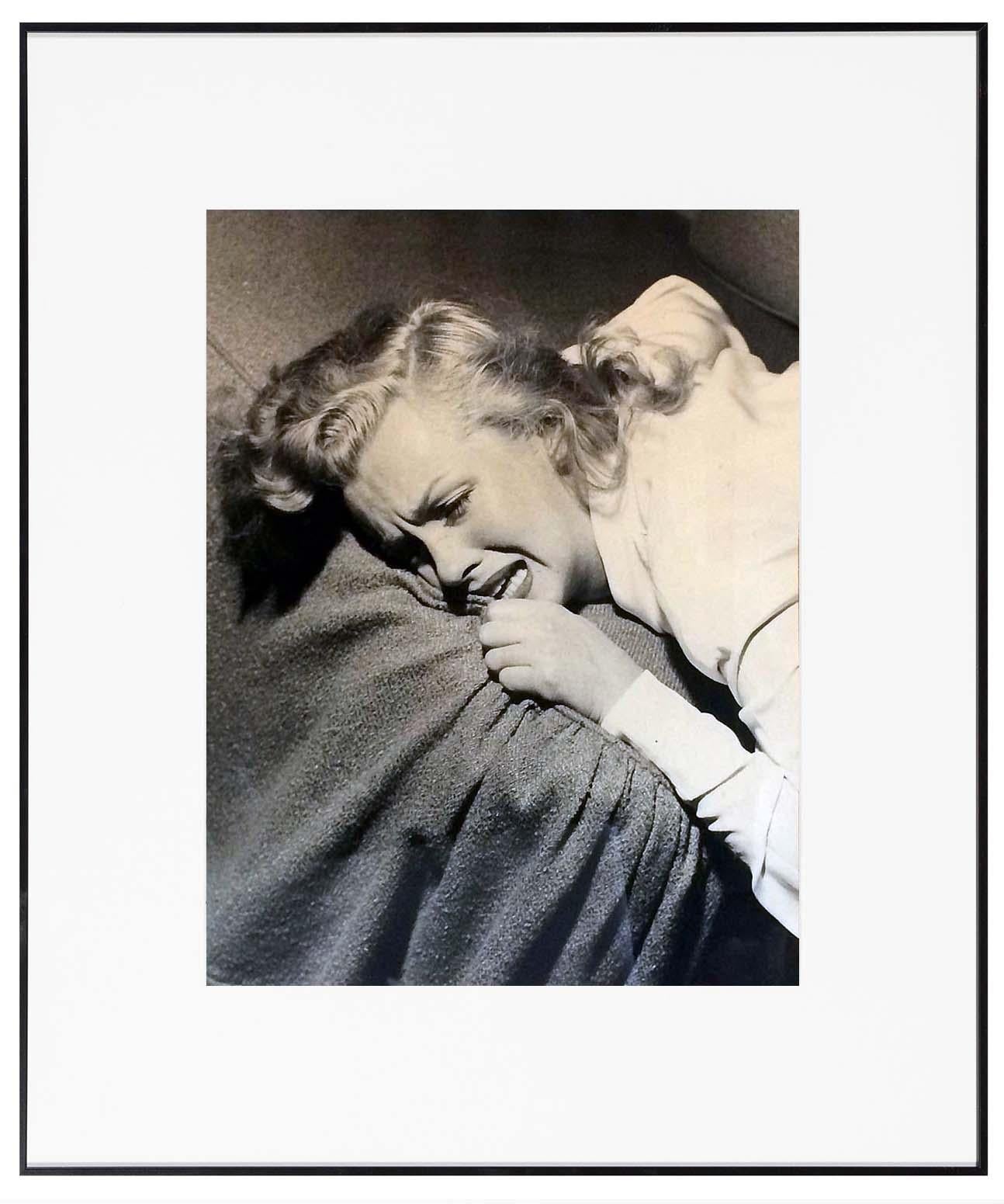 Philippe Halsman Portrait Photograph - Marilyn Crying (1950)
