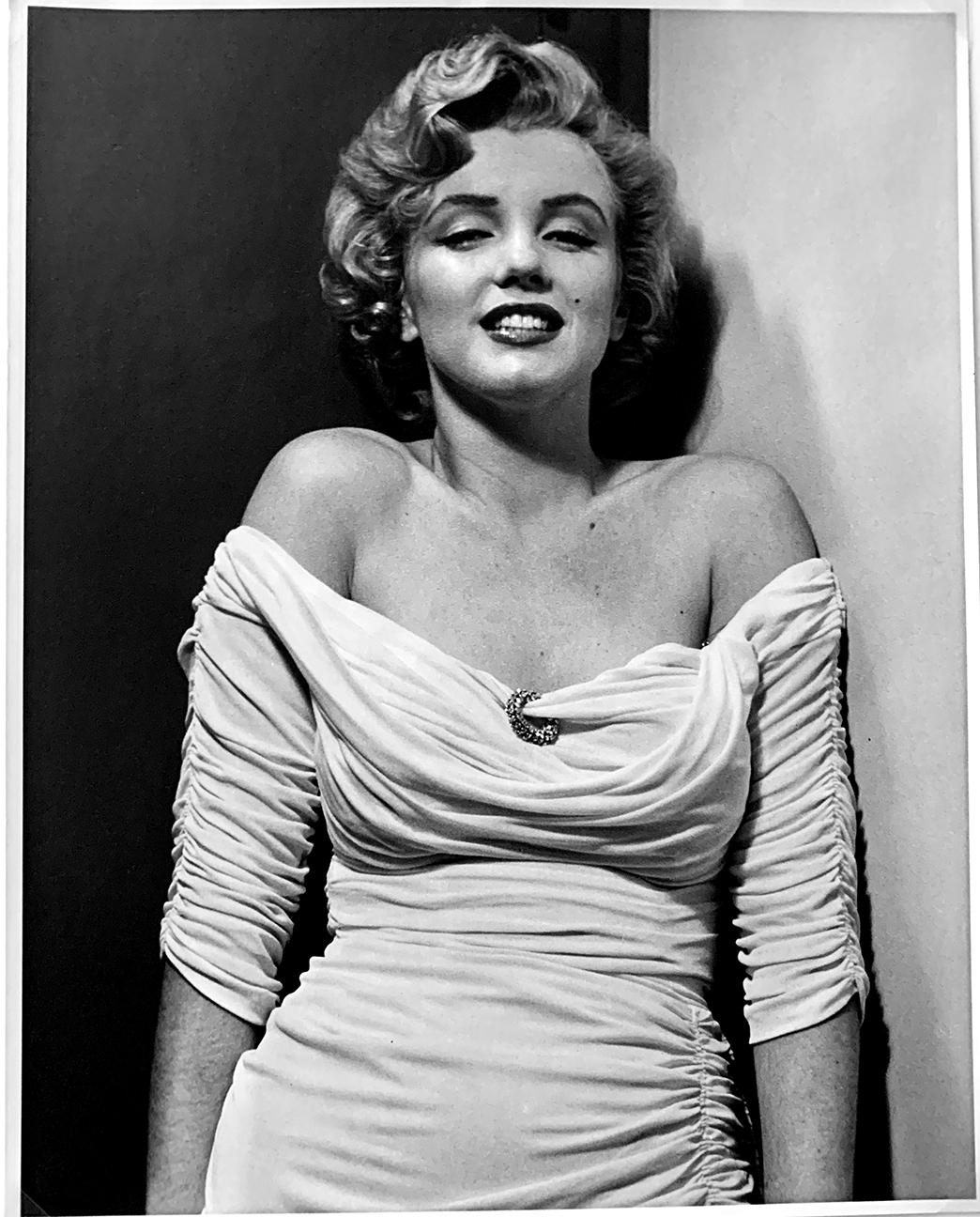 Philippe Halsman Portrait Photograph - Marilyn Monroe, Iconic Gelatin Silver Photograph of Hollywood Actress for TIME 