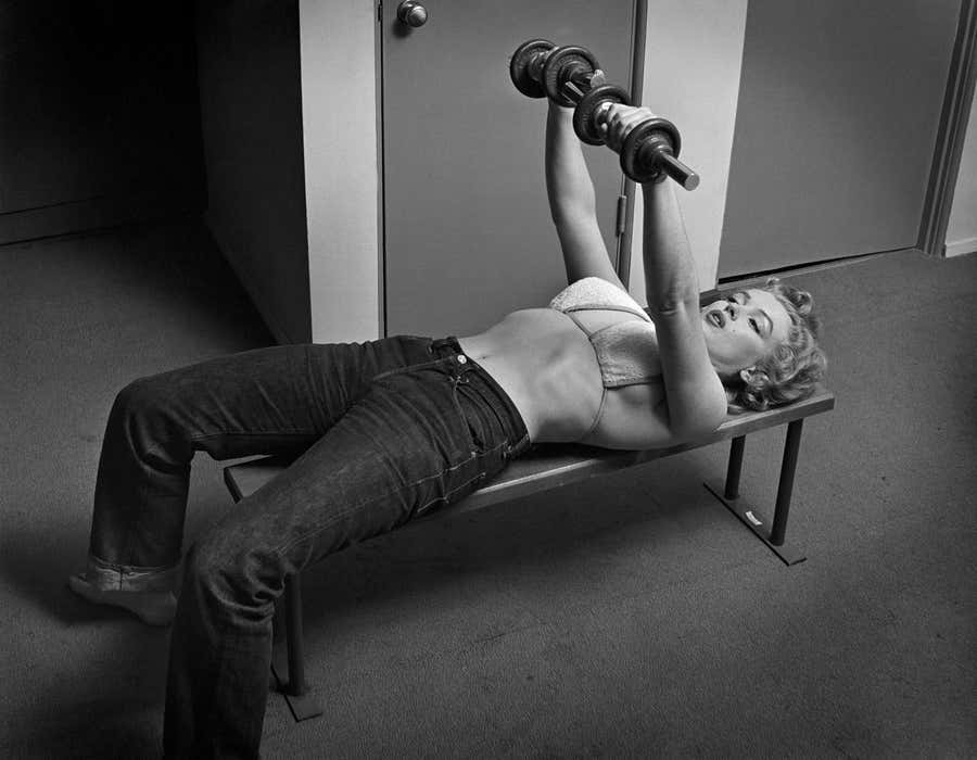 Marilyn Monroe, Weight Lifting