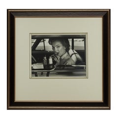 Marilyn Monroe By Philippe Halsman, Marilyn at the Drive-in - Landscape