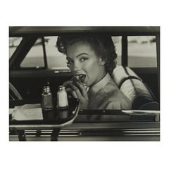 Marilyn Monroe By Philippe Halsman, Marilyn at the Drive-in - Landscape