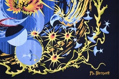 Philippe Hecquet, Birds of the Sun - French Aubusson Tapestry - 200x150 - N 1477