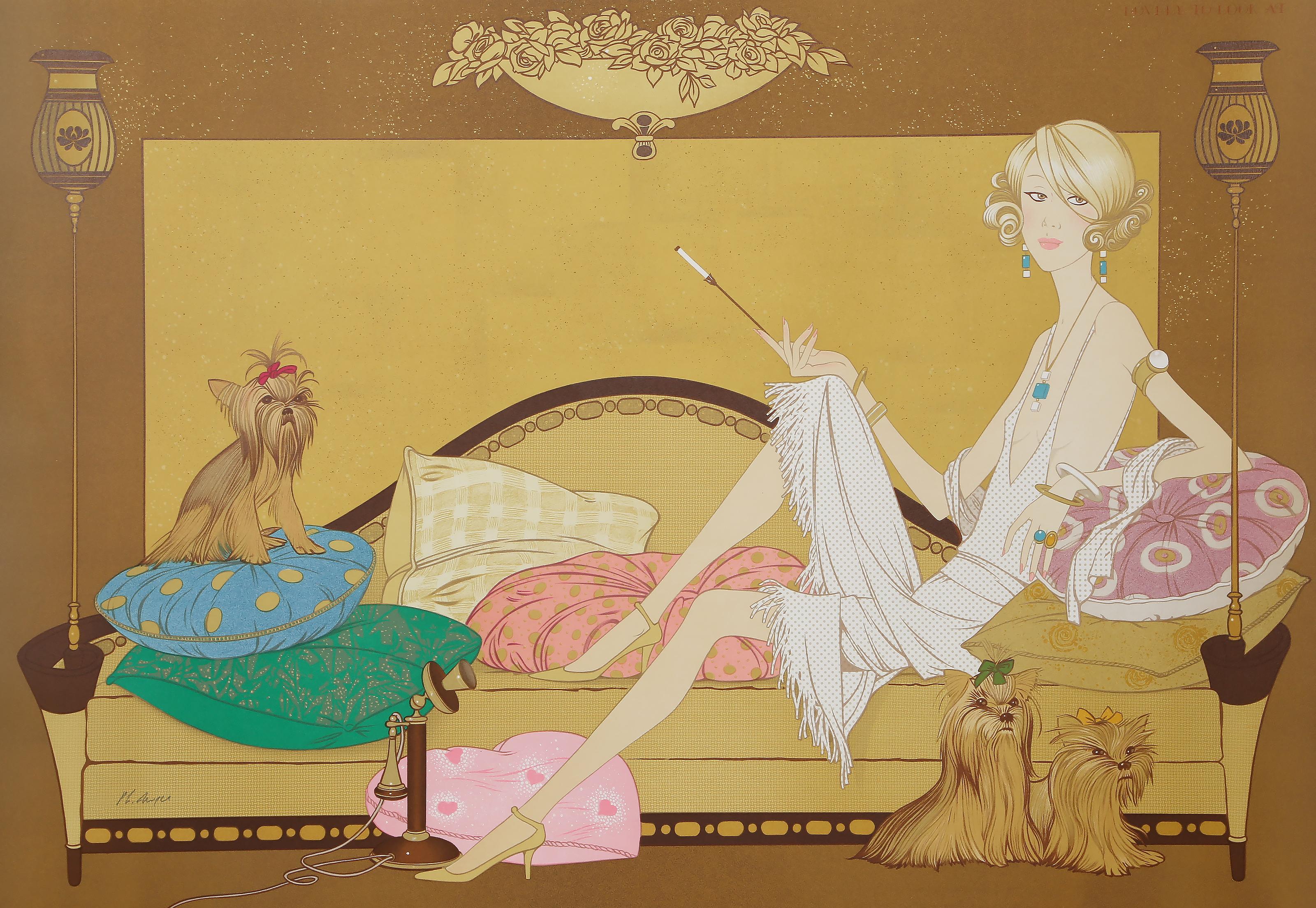 Philippe Henri Noyer, French (1917 - 1985)
Lovely to Look at
Year: circa 1980
Medium:  Lithograph, signed and numbered in pencil
Edition Size: 250
Size: 28.5 x 41 in. (72.39 x 104.14 cm) 