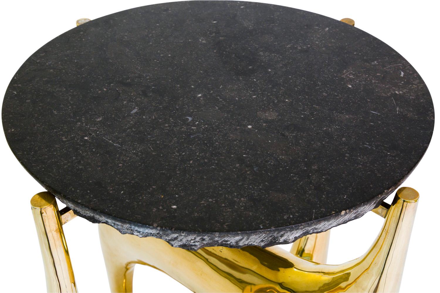 Hammered Philippe Hiquily ‘Marie-Laure de Noailles' Pedestal Table