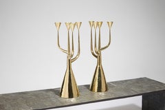 Philippe Hiquily Pair of Candelabra