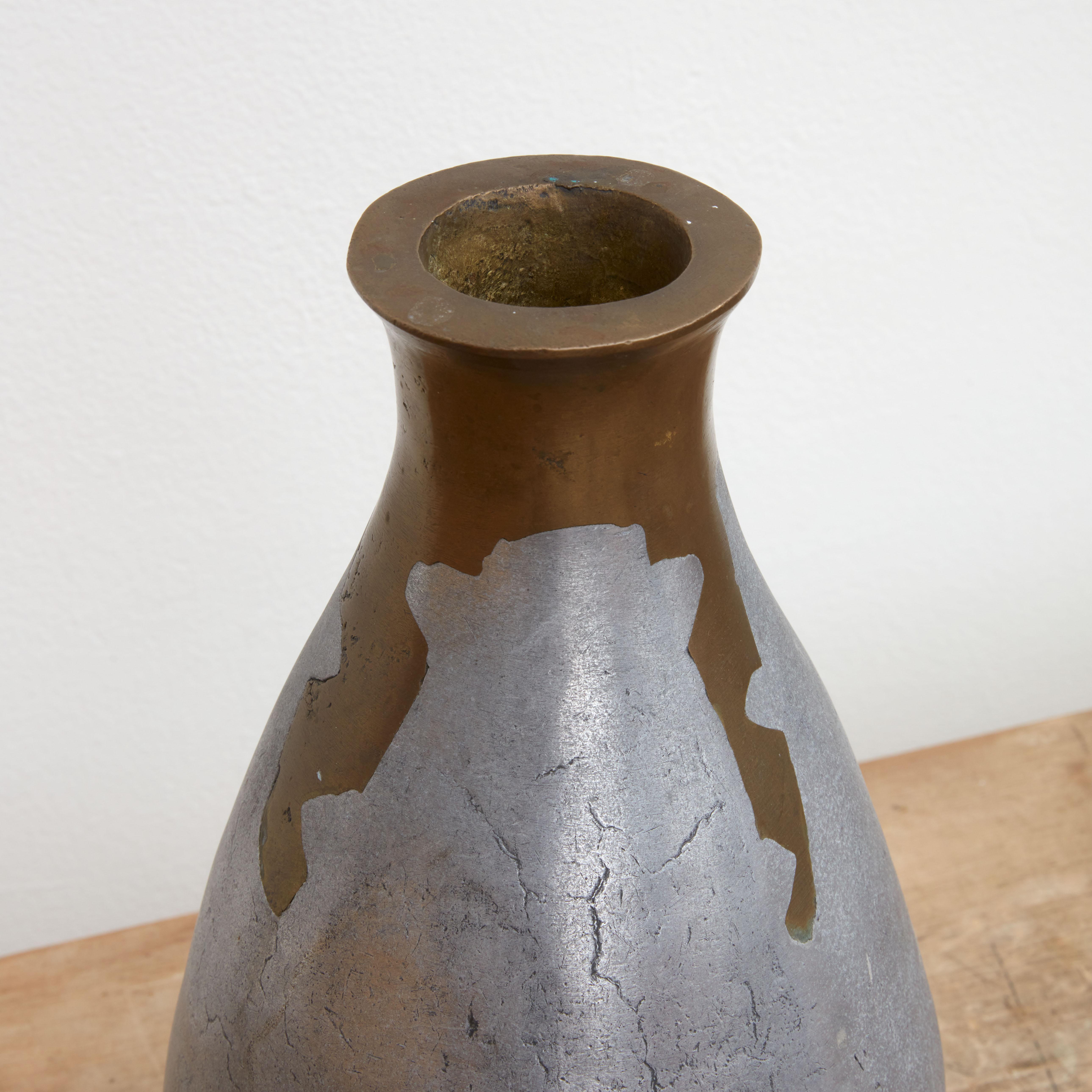 Philippe Jean  Cast Dual-Metal Vessel In Good Condition For Sale In West Hollywood, CA