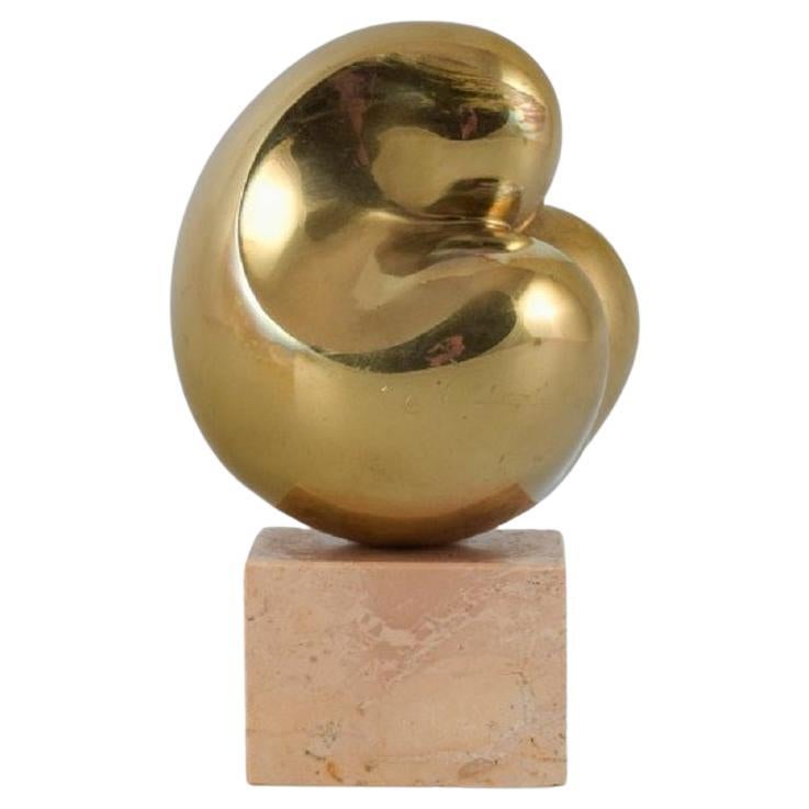 Philippe Jean, French Sculptor, Abstract Bronze Sculpture, circa 1980