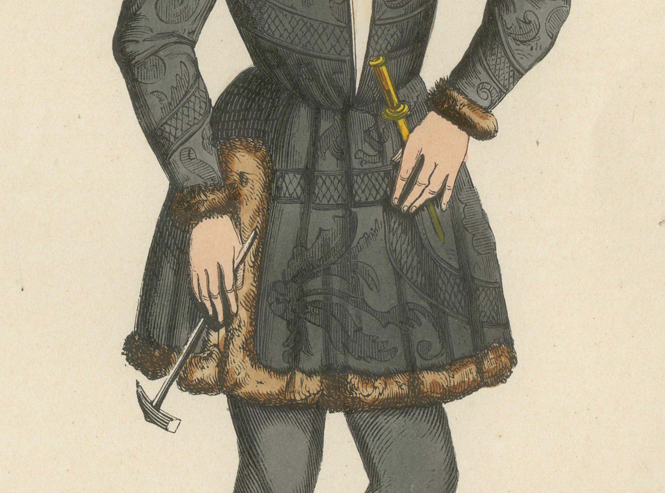 Philippe le Bon ou The Good, Duke de Bourgogne : Le Prestige du Duke, 1847 Bon état - En vente à Langweer, NL