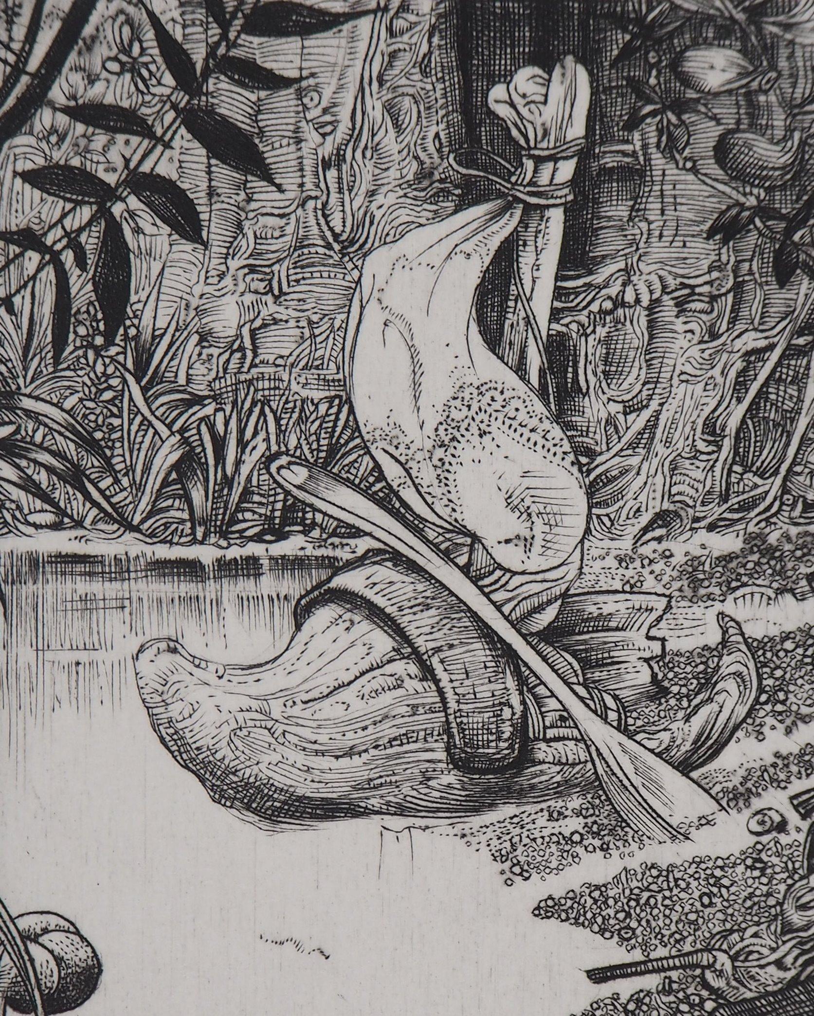 Philippe MOHLITZ
Humedales surrealistas, 1986

Grabado original
Firmado a lápiz
Sobre vitela, 20 x 16,5 cm (c. 7,8 x 6,4 pulgadas)
Numerado /100 ejemplares

Excelente estado