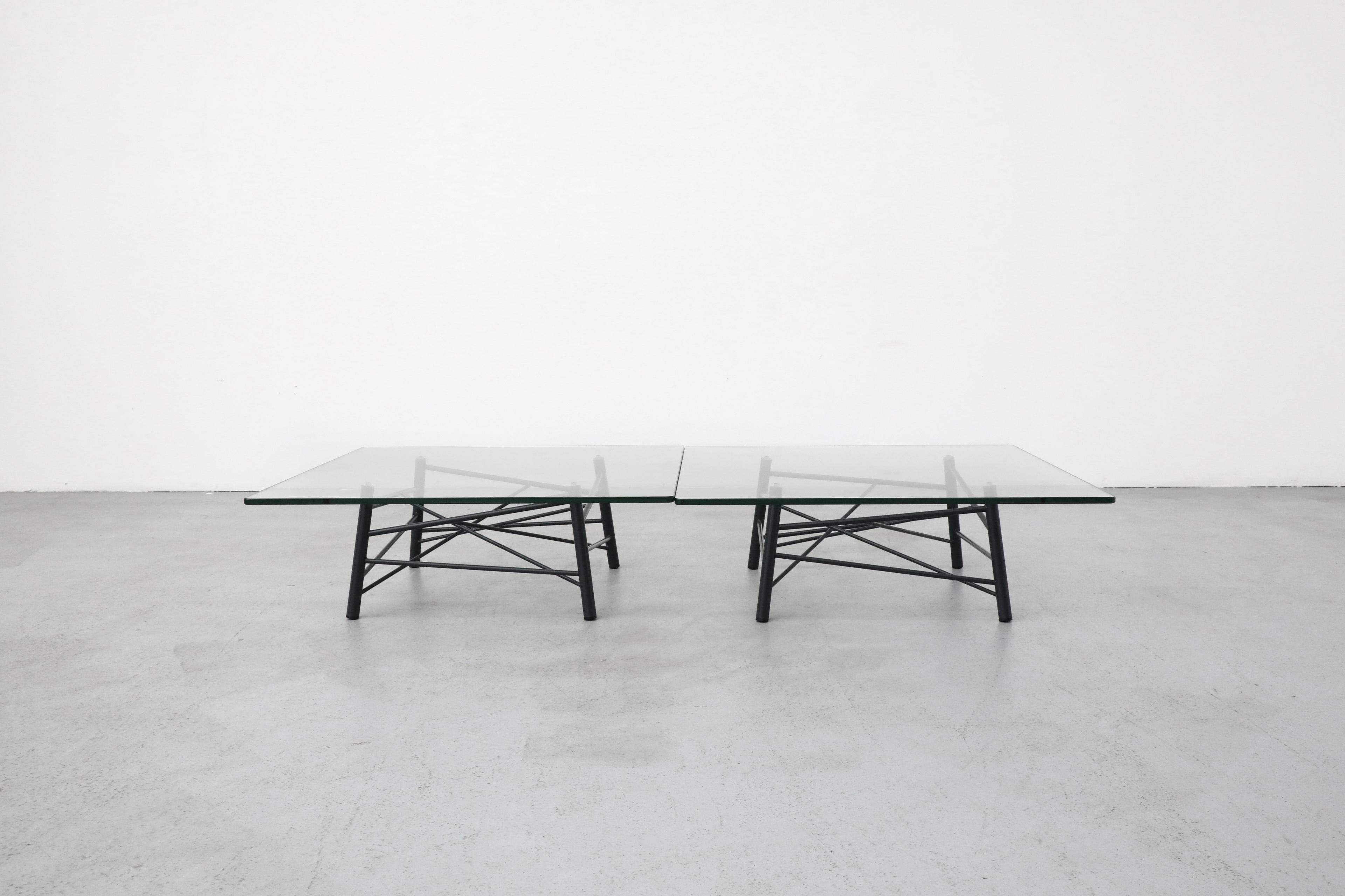 Italian Philippe Nigro Designed Triangolazione Square Side or Coffee Table for Skitsch For Sale