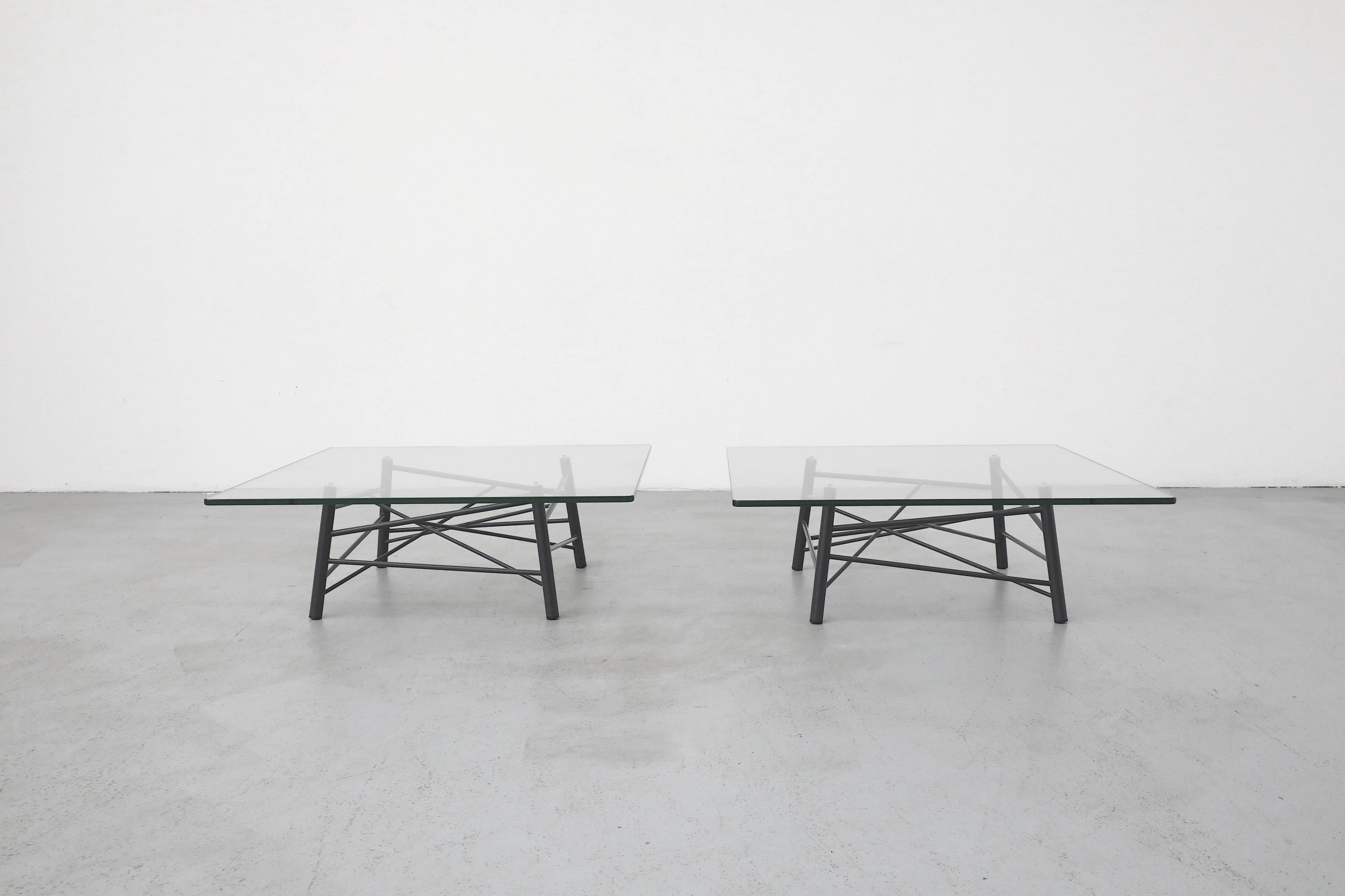 Contemporary Philippe Nigro Designed Triangolazione Square Side or Coffee Table for Skitsch For Sale