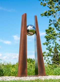 Mécanique Céleste Rouille V2 - (Celestial Mechanics Rust) - Outdoor Sculpture
