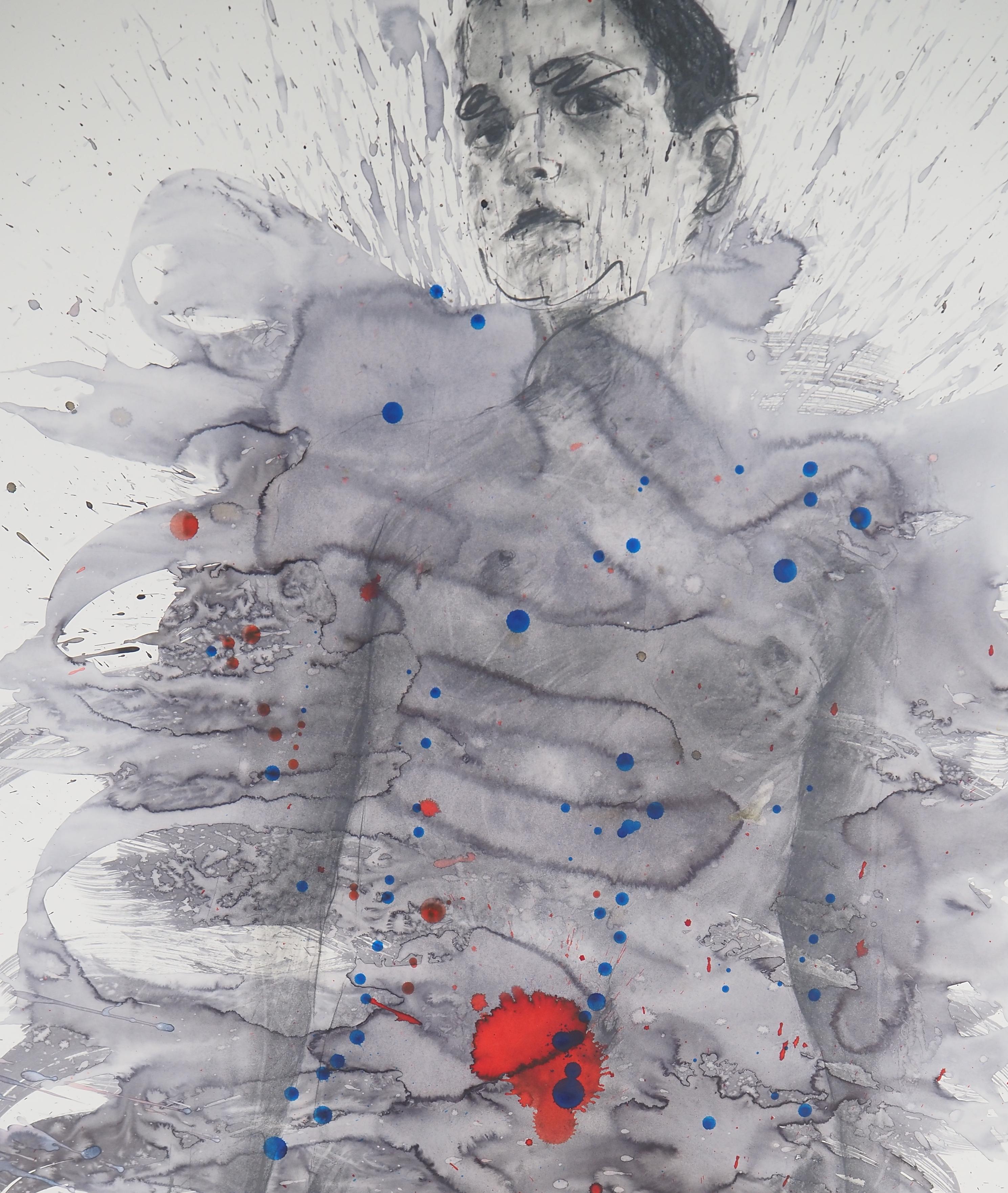 Philippe Pasqua (1965-)
Splash Girl, 2010

Mixed medias : ink, watercolor and acrylic painting
Signed bottom right
Authenticated with the artist red stamp
On vellum mounted on light board 112 x 84 cm

Excellent condition