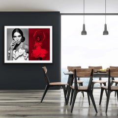 Carla Bruni - Gitane - dyptique