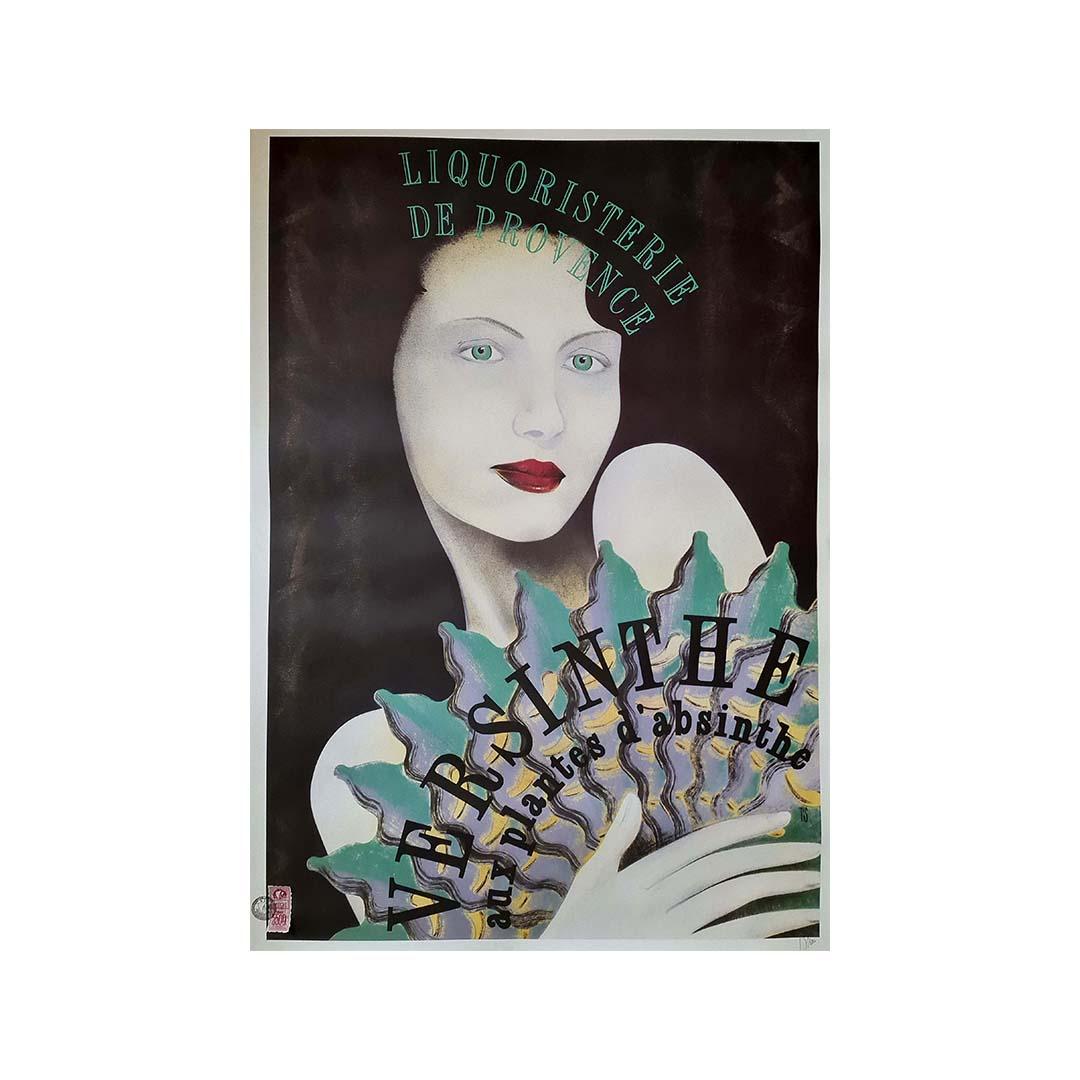 Original Werbeplakat der Philippe Sommer Liquoristerie de Provence im Angebot 3