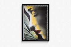 Original advertising poster by Philippe Sommer Mas de la Dame Huile d'olives