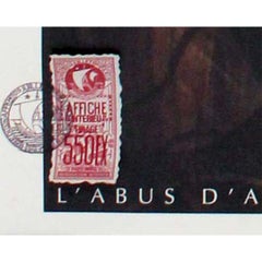 Philippe Sommer's original poster for Chateau Lafargue Pessac Léognan