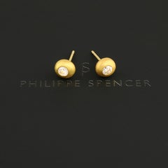 PHILIPPE SPENCER 1/3 Ct. Tw. COLORLESS Diamond 20K Gold Drop Stud Earrings