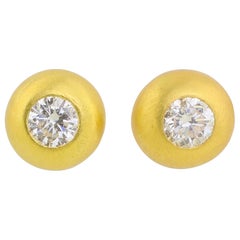 PHILIPPE SPENCER 1/3 Ct. Tw. Boucles d'oreilles pendantes en or 20K avec diamants COLORLESS