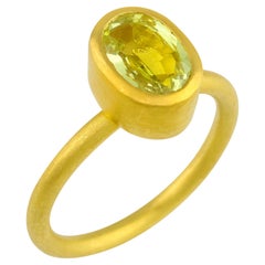 PHILIPPE SPENCER 1.85 Ct. Alexandrite in 22K and 20K Gold Solitaire Ring