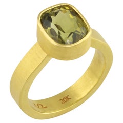 PHILIPPE SPENCER 3.04 Ct. Tourmaline in 22K and 20K Gold Statement Ring