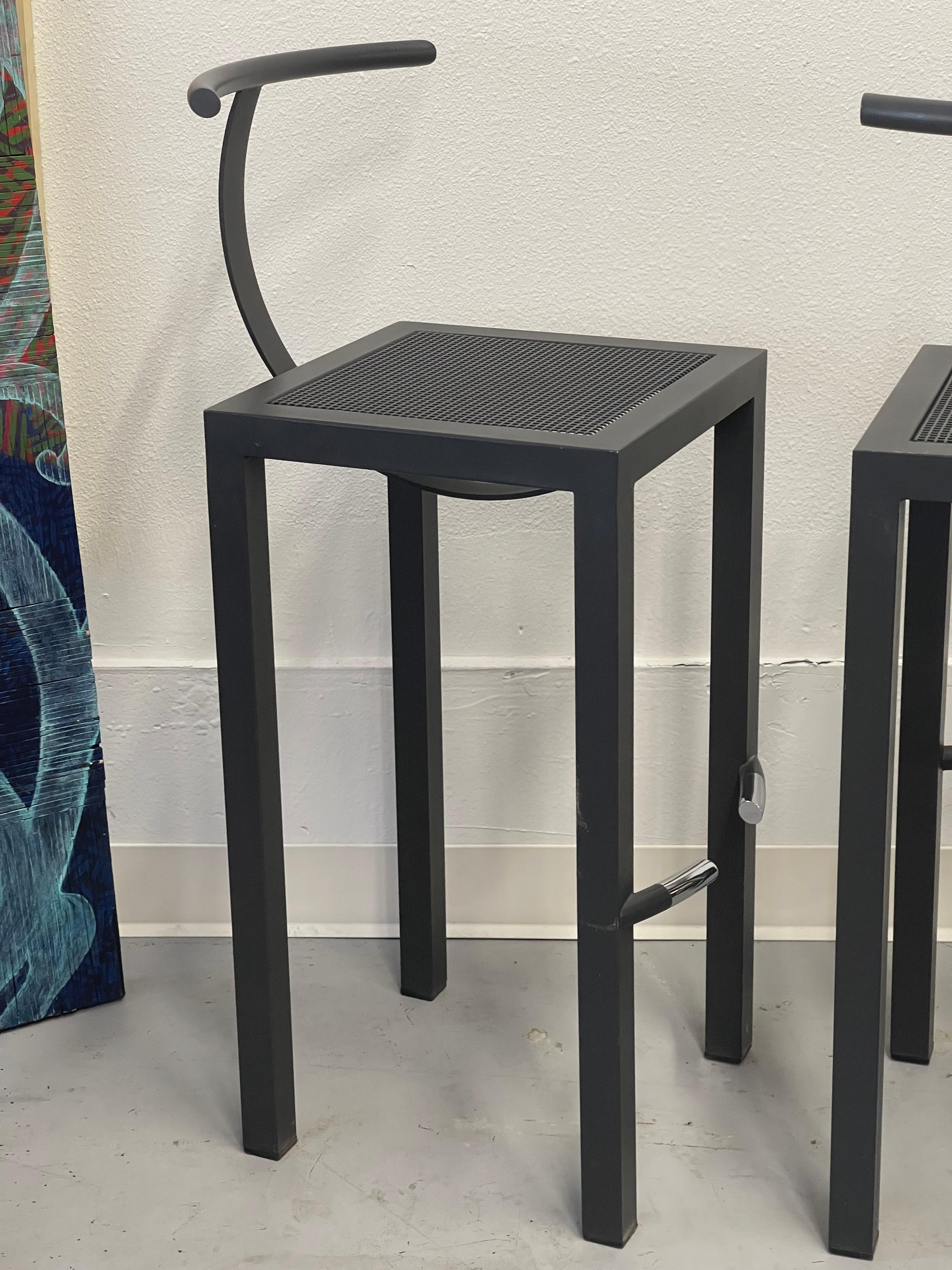 Philippe Starck Aleph Ubik Sarapis Bar Stools for Driade In Good Condition In Palm Springs, CA