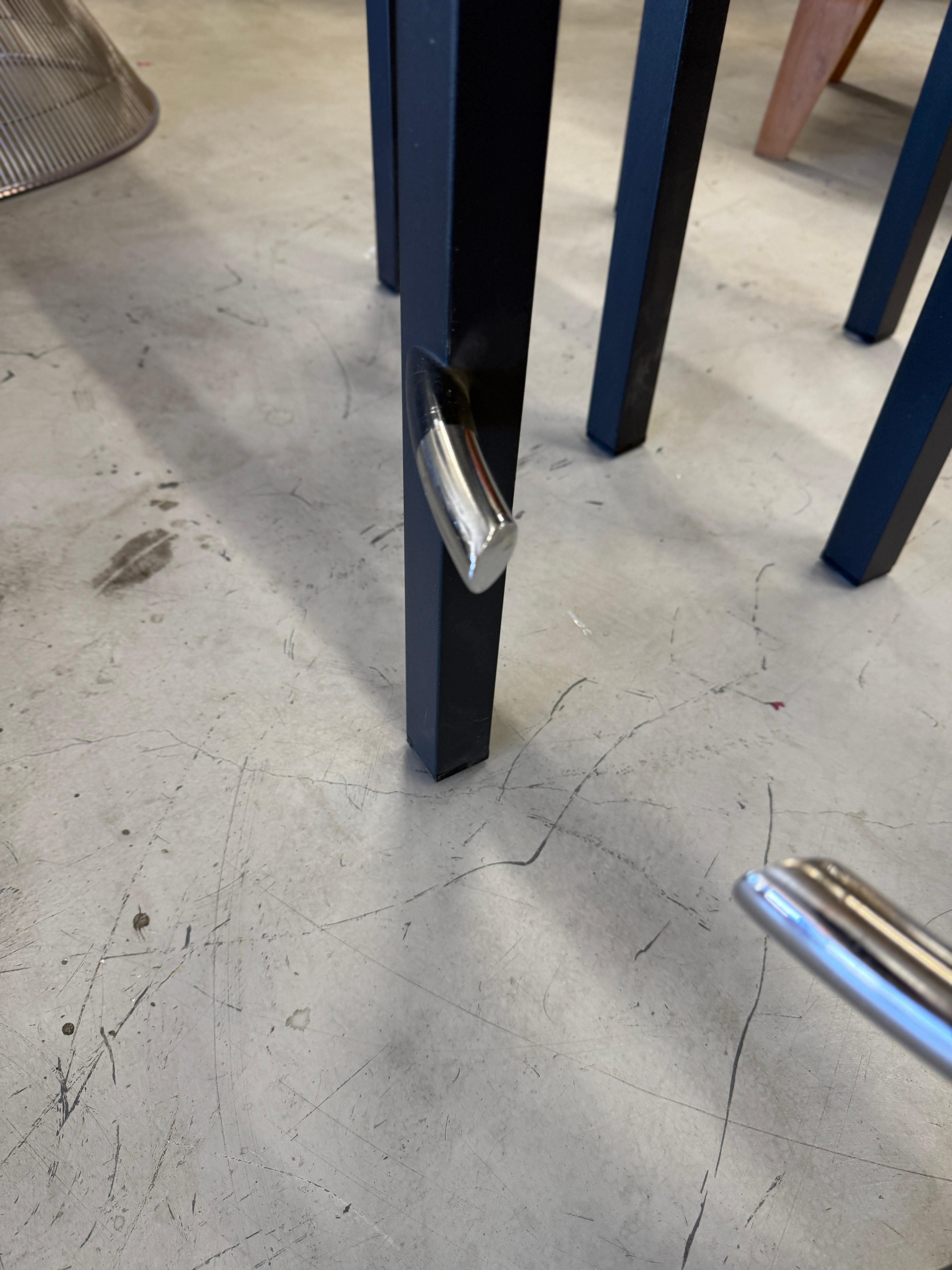 Steel Philippe Starck Aleph Ubik Sarapis Counter Stools for Driade For Sale