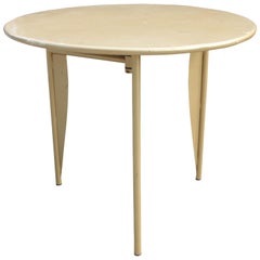 Philippe Starck et Aleph Ubik:: table de salle à manger/occasionnelle à 3 pieds "Titos Apostos"