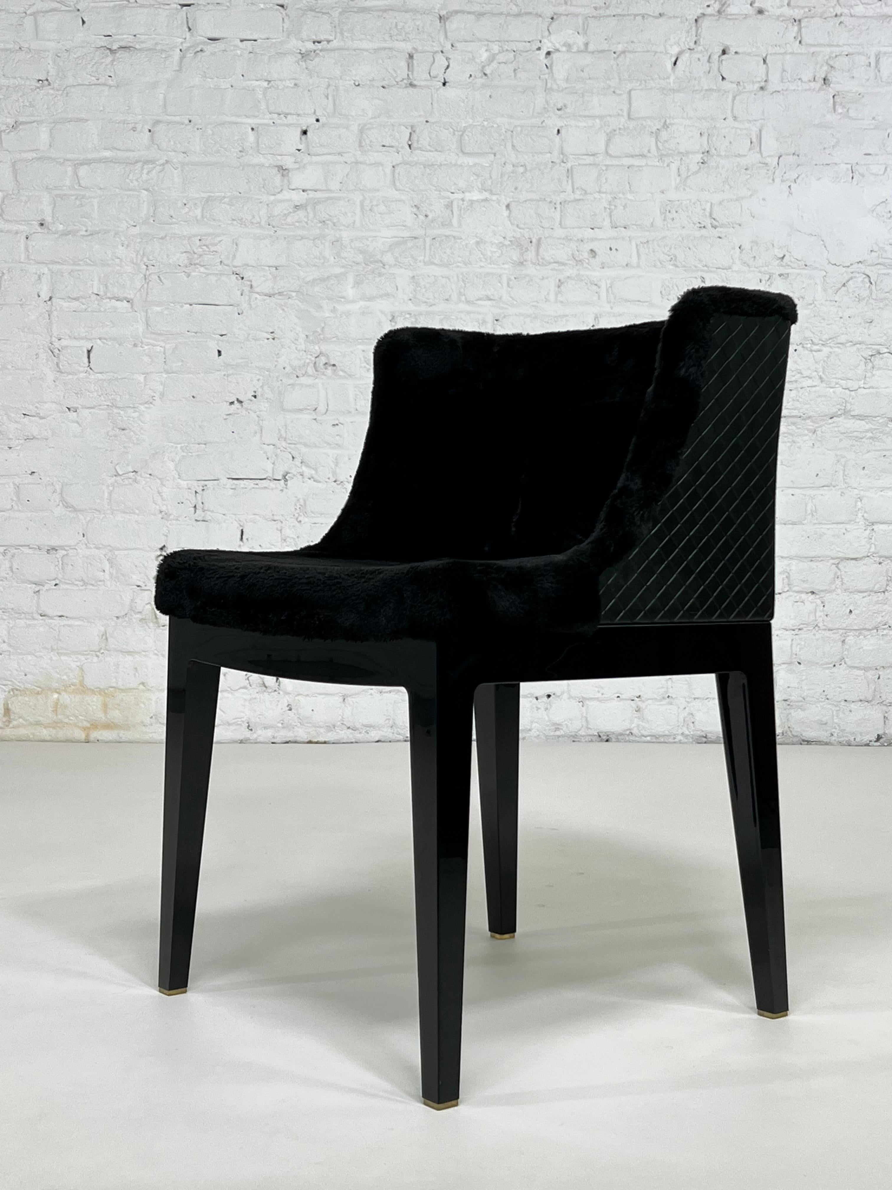 European Philippe Starck and Lenny Kravitz Design Mademoiselle Kravitz Chairs for Kartell