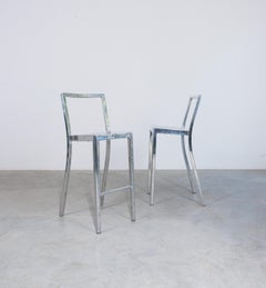 Philippe Starck Bar Stools Hudson Aluminum 2000