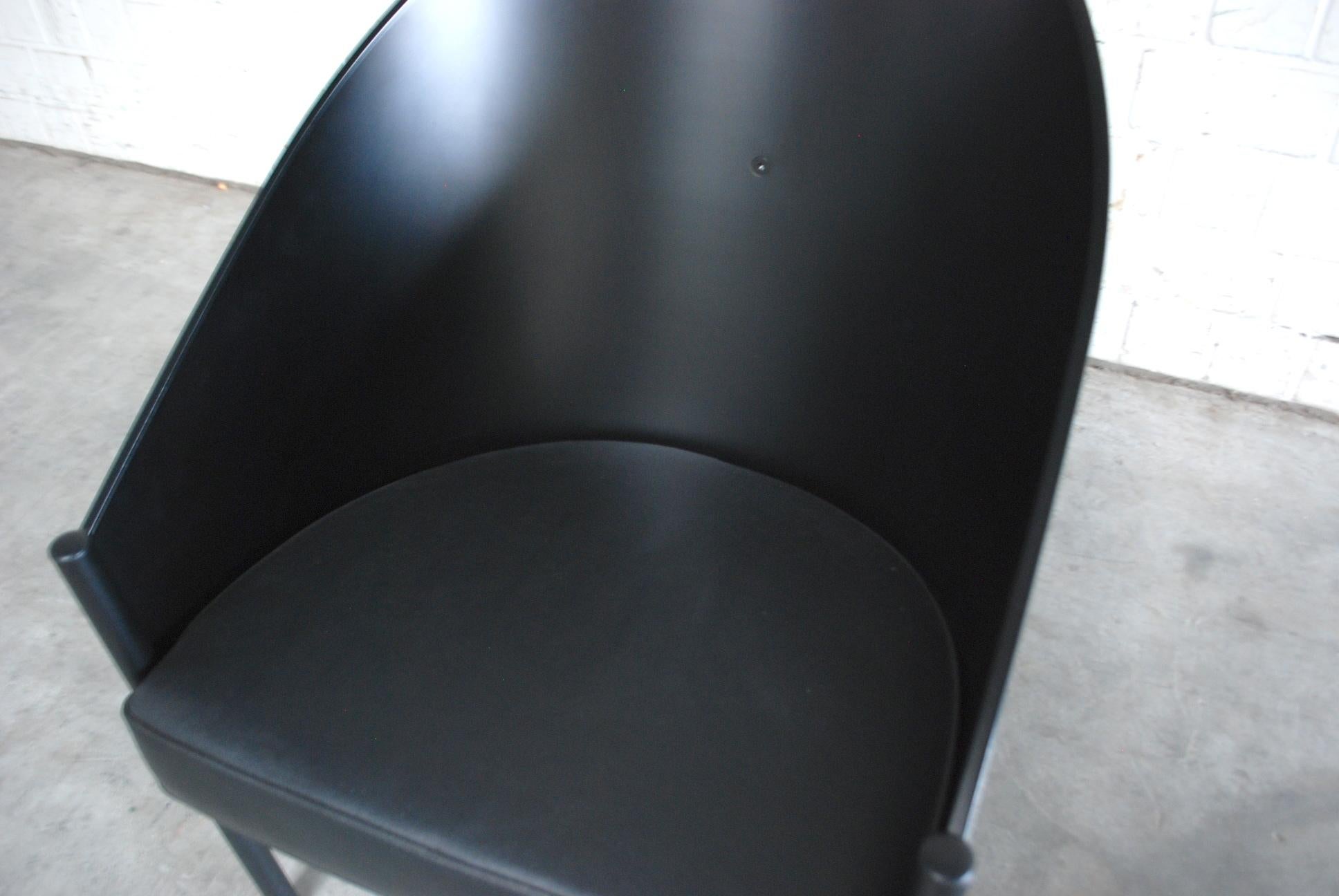 Philippe Starck fauteuil noir « Driade Aleph Model Pratfall » pour Driade Bon état - En vente à Munich, Bavaria