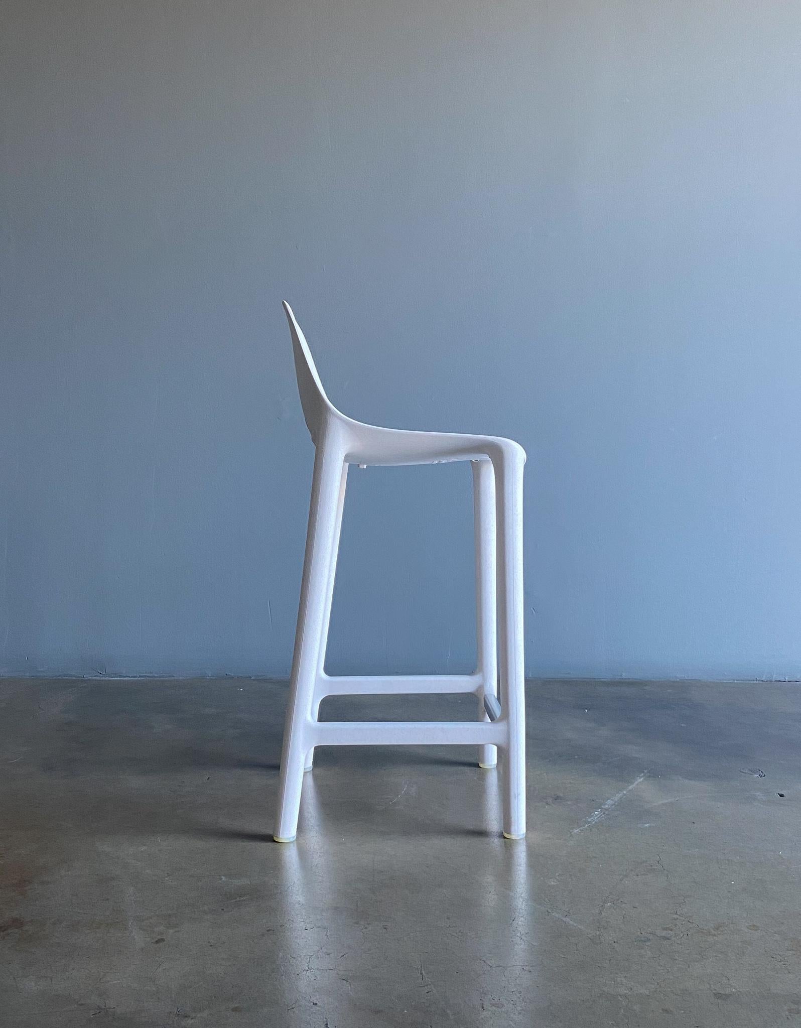 Philippe Starck Broom Barstools in White for Emeco, 'Set of Three' 2