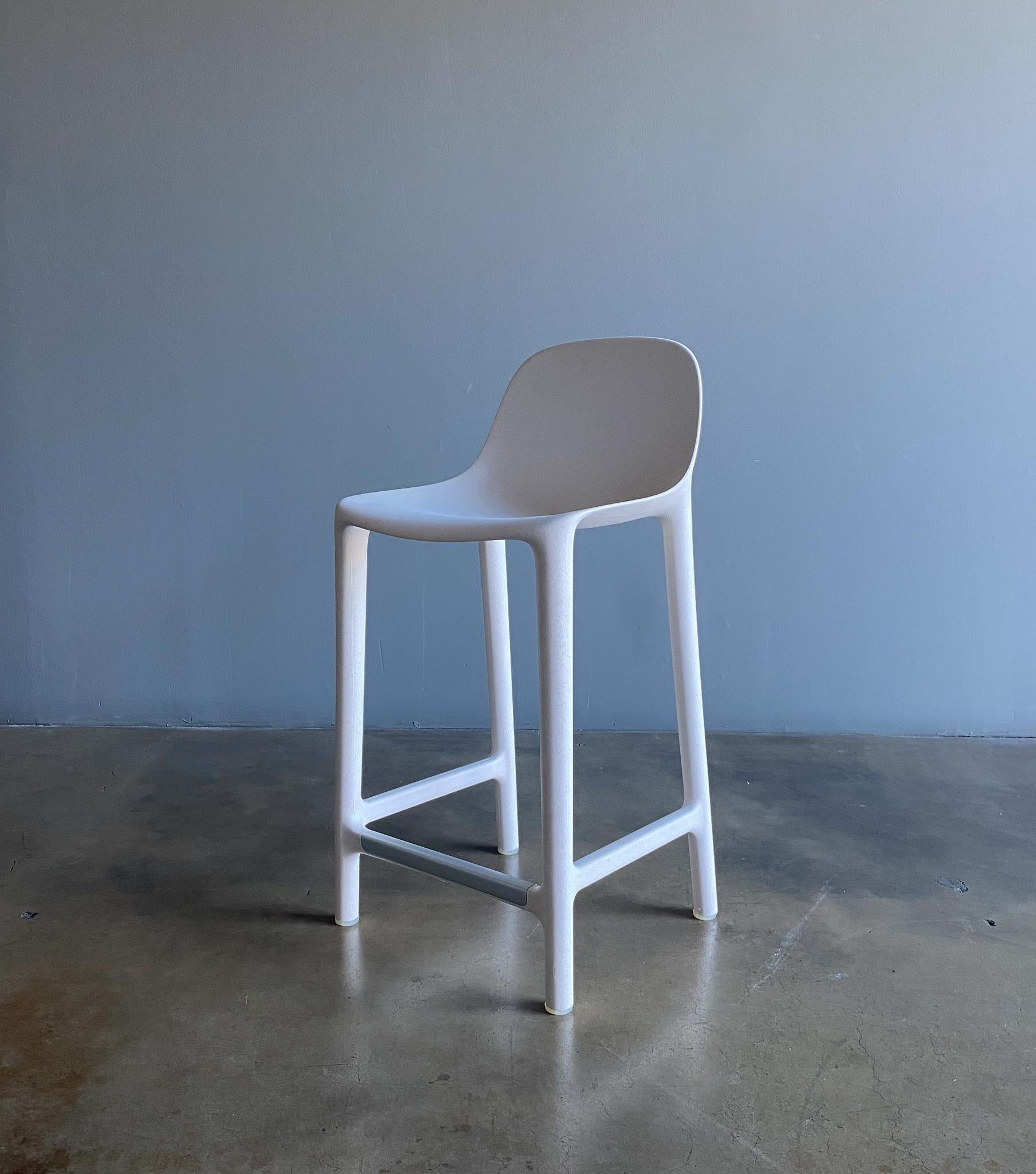 Philippe Starck Broom Barstools in White for Emeco, 'Set of Three' 3