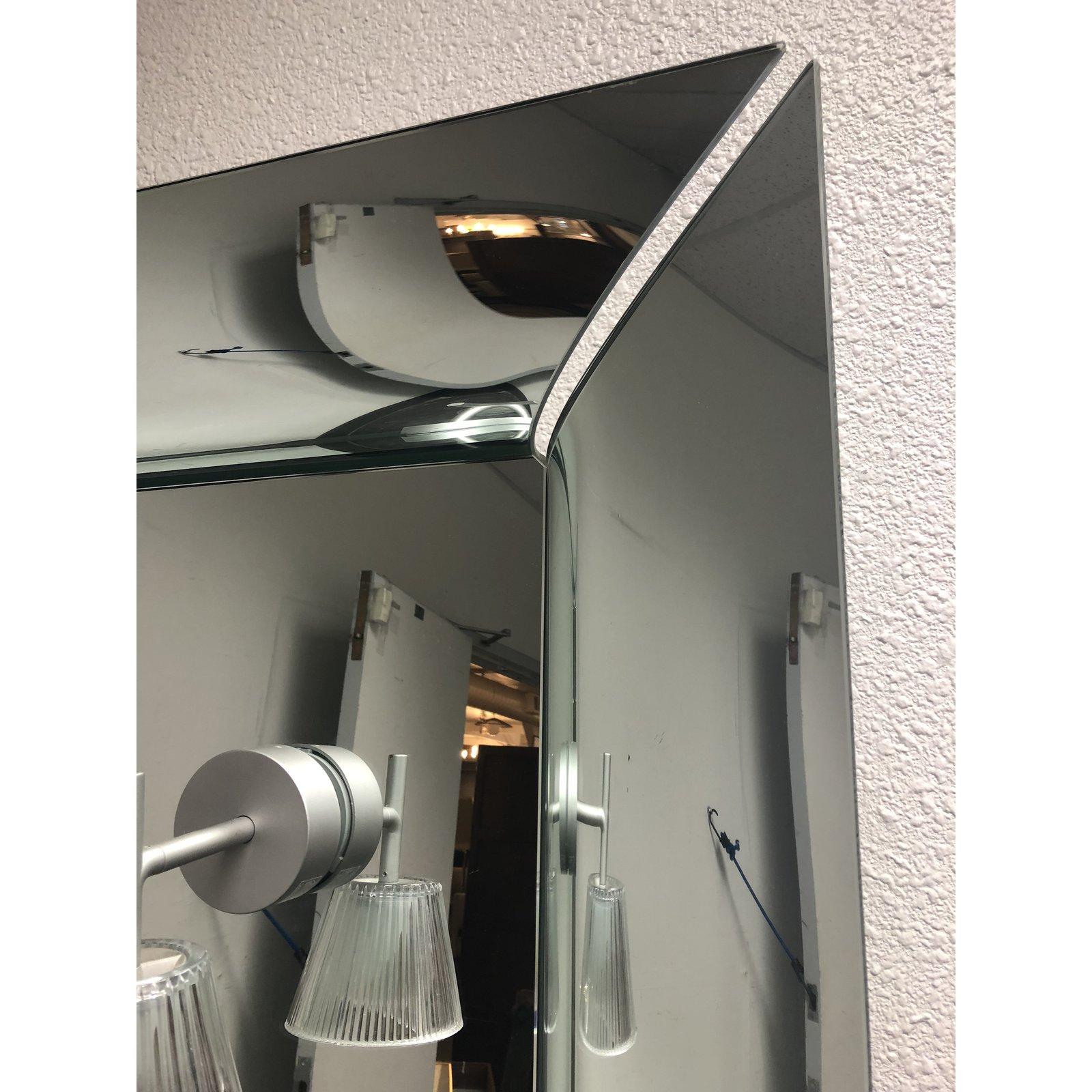 Modern Philippe Starck Caadre Mirror with Light for Fiam Italia