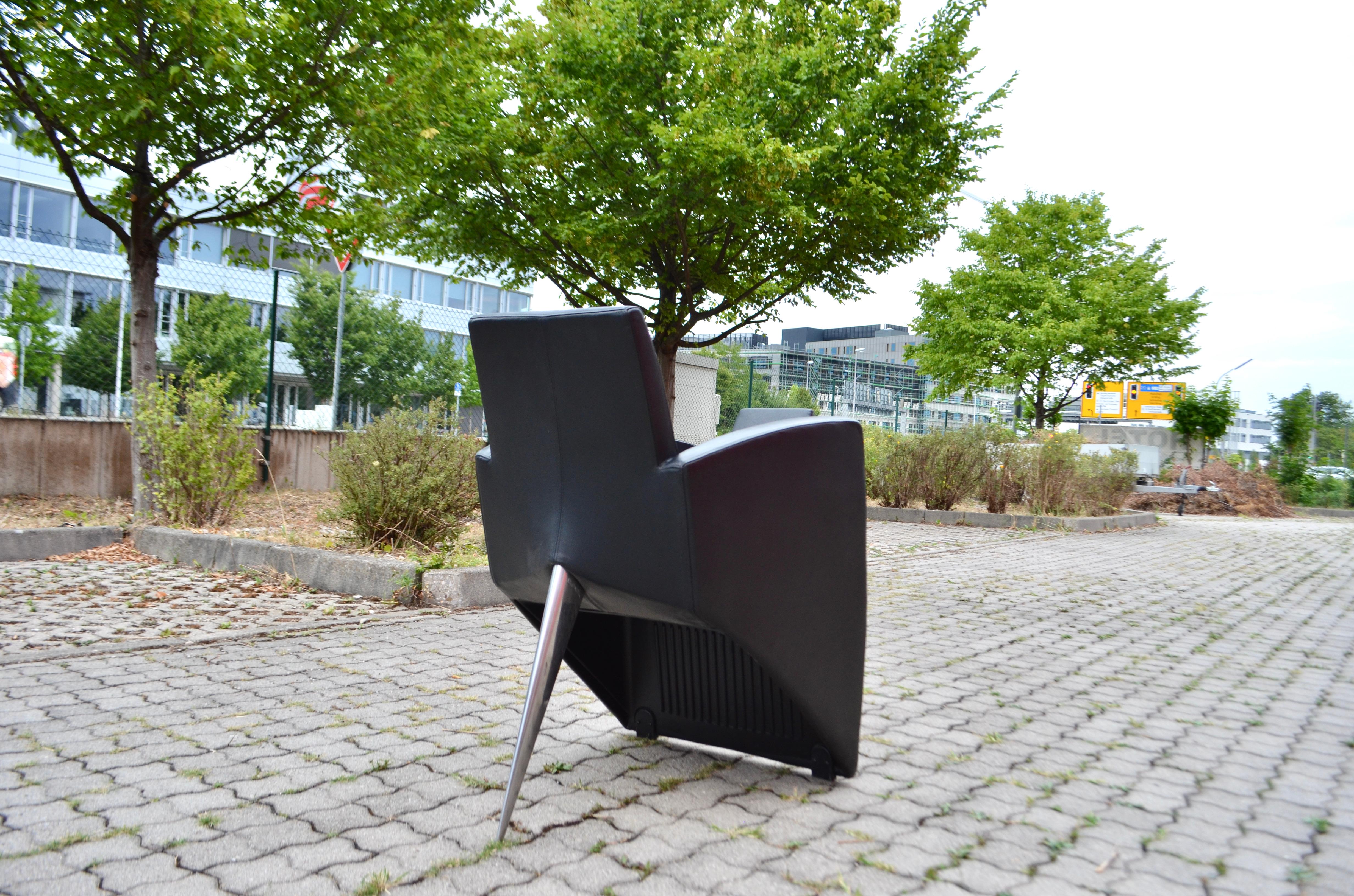 Philippe Starck ensemble de 4 fauteuils de chaise Driade Aleph Modèle Jack Lang en vente 4