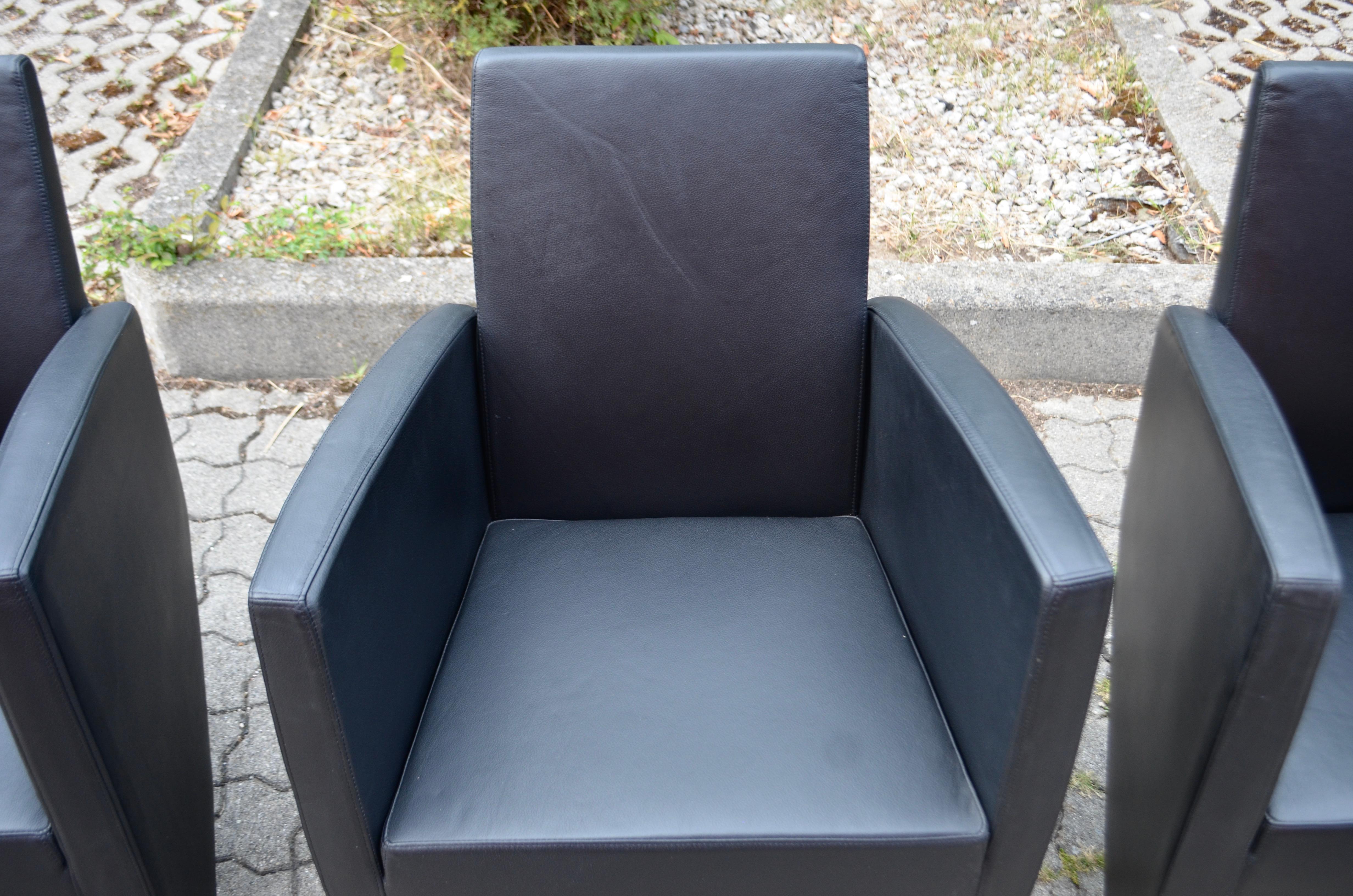 Philippe Starck ensemble de 4 fauteuils de chaise Driade Aleph Modèle Jack Lang en vente 1