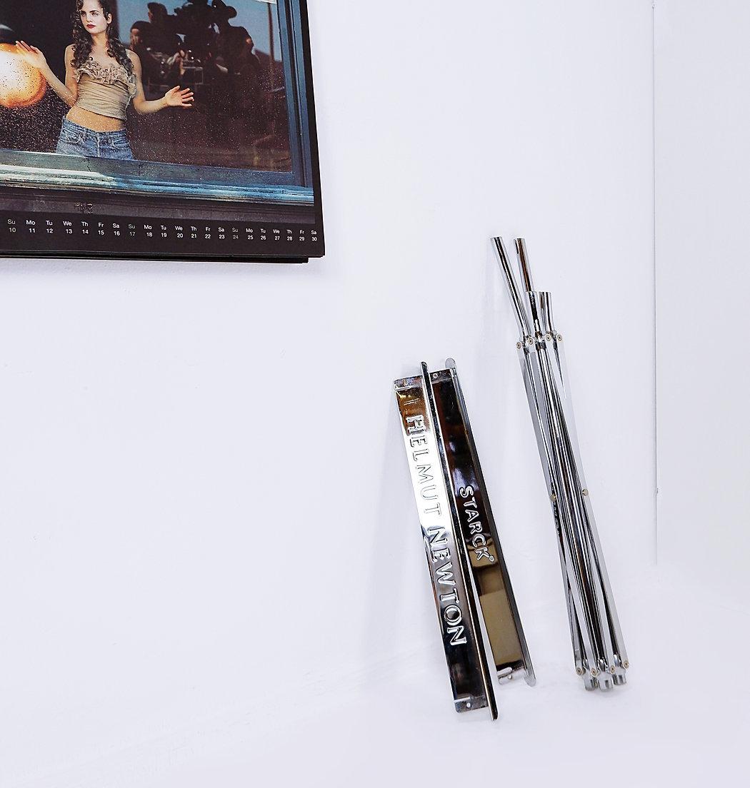 Philippe Starck chrome book stand 6